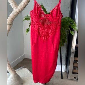 Red Lace Dress